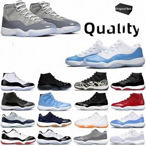 sportskor 11 Cherry Basketball Shoes 11s High OG Cool Grey Low Legend Blue 25-årsjubileum Bred Space Jam Concord Gamma Mens Sneakers Jumpman XI W S3fR#
