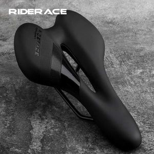 Selle Sella per bicicletta PU Pelle Hollow Gel Steel Rails Sedile per bici da strada Comodo morbido traspirante per uomo e donna Cuscino da ciclismo 0130