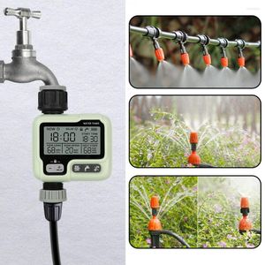 Watering Equipments Manual Mode For Garden Lawn Large Screen Display Irrigation Controller Programmable Timer HCT-322 Waterproof