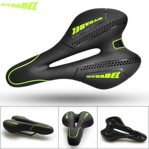 s CYCABEL NEW MTB Mountain Road Bike Seat PU Leather Gel Filled Cycling Cushion Comfortable Shockproof Bicycle Saddle 0130