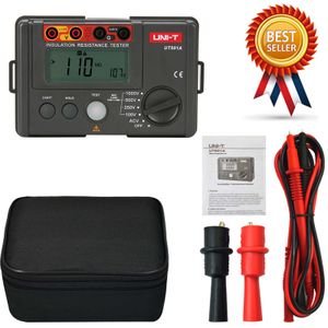 UNI-T UT501A Isoleringsmotståndstestmätare Megger Earth Ground Voltage Megohmmeter Voltmeter