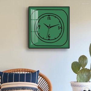 Wall Clocks Minimalist Watch Glass Nordic Luxury Digital Mechanism Creative Kitchen Home Watchs 3d Relojes Sticker Decor