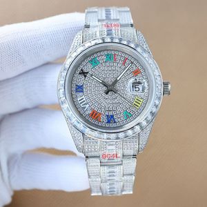 Mens Watch Watches Designer 41mm Dial Automatic Mechanical Fashion Classic Style rostfritt stål Vattentäta Diamond Wristwatches Montre de Luxe