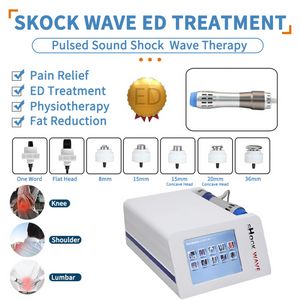 Proteable Electronic Shockwave för mjukvävnadsbehandlingschockvågterapimaskin för Spa Salon Home Clinic Användning279g