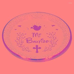 Plates Paper Disposable Bronzing Design For Banquets Parties