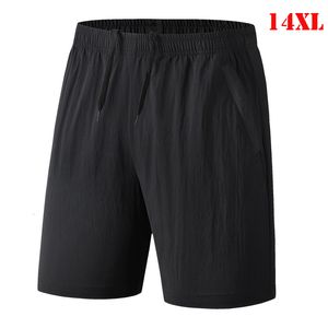 Shorts masculinos plus size 12xl 13xl 14xl Men Solid Solid Quick seco masculino verão respirável Riswear Jogger Large praia masculino 230130