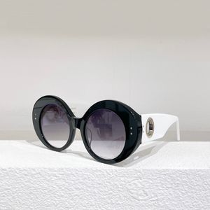 Beyaz Siyah Büyük Boy Yuvarlak Güneş Gözlüğü Kadınlar Sonnenbrille Gafa De Sol Sun Shades UV400 Gözlük Kutu
