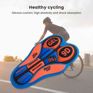 Saddles Cycling Shorts Underwear Shockproof 5D Pads Bike Bicycle Riding Base Cushion 9D Silica Gel Pad Men Women 0130
