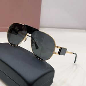 Золотые металлические серые пилотные солнцезащитные очки для мужчин Женщины дизайнерские солнцезащитные очки солнце