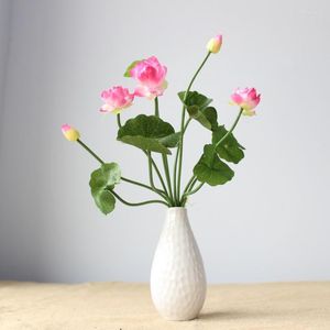 Decorative Flowers Simulation Small Lotus Fake Living Room Desktop Bath Decoration Summer Pond Attractions Artificial