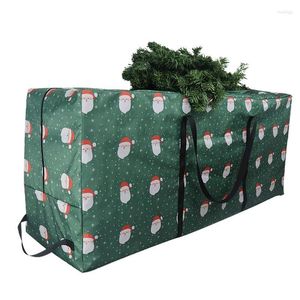 Förvaringspåsar julgran väska dammtät täckning vattentät stor kapacitet quiltkläder lager arrangör verktyg