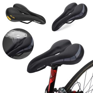 s Bicycle Gel MTB Mountain Road Seat Comfortable Soft Cycling Cushion Exercise Bike Saddle for Men and Women 0130