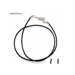 Chains Leather Necklace Snake Beading Jewelry Chain With Lobster Clasp Components For Statement Locket Choker Necklaces Drop Deliver Dhdqz