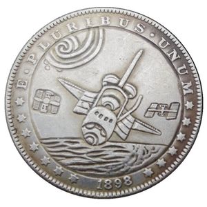 Hobo Coins USA Morgan Dollar Rymdskepp Handskytte Kopi Coins Metal Crafts Specialg￥vor #0019