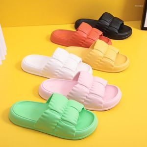 Slippers Women's Soft Sole Cloud Summer Beach Sandals Thick Platform Women Eva Pillow For Home Bathroom Slides