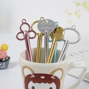 Gelpennor 100 PCS Key Neuter Pen Cute Creative Retro Stationery Office levererar små gåvor till eleverna Kawaii School 230130