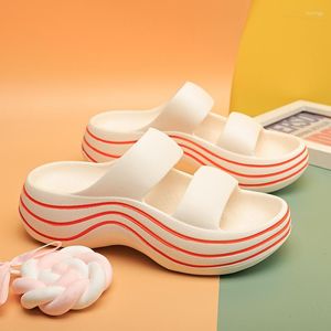 Pantofole 2023 Female Summer Home Slide interni Slip non slanciati per bagno Sandals da spiaggia per esterni piattaforma comoda