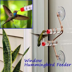 Other Bird Supplies Window Hummingbird Feeder Outdoor Yard Garden Decor Water Pet Accessories Drop 230130