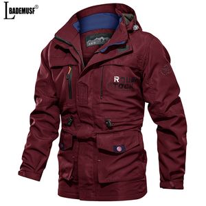 Jackets masculinos Autumn Winter Jacket Tactical Camping ao ar livre Desgaste resistente a suor respirável Absorção 230130