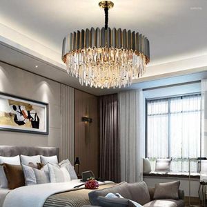 Lampadari Manggic Modern Luxury Living Room Light Dining Round Lampadario di cristallo Designer Model Atmosphere Bedroom Lamps