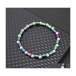 Ankletter svart magnet p￤rla anklet sandaler fot p￤rla sommar strand smycken f￶r kvinnor 2238 t2 droppleverans dhfcs