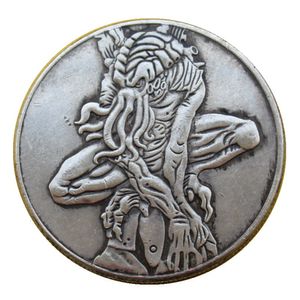 Hobo Coins USA Morgan Dolar Kafatası Zombi İskelet Gümüş Kaplama Kopya Madeni Para Metal El Sanatları Özel Hediyeler #0144