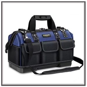 Verktygsväska Stor multifunktion Verktygsväska Arrangör Tungt verktygspåse Vattentät Anti-Fall Tool Tote Storage Bag med Multi Pockets 230130