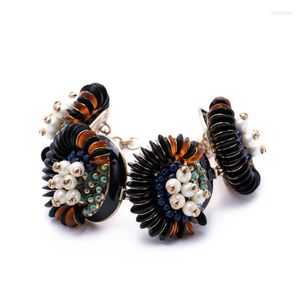 Braccialetti fascino braccialetto simulato perla rotonda donna antica amicizia gioielli di alta moda ad alta moda look classici accessori vintage