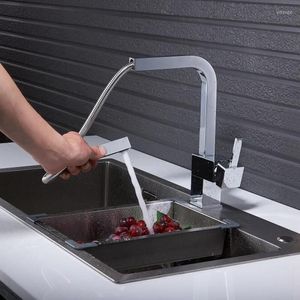 Kitchen Faucets Vidric Ly Arrived Pull Out Faucet Chrome/nickel/black Sink Mixer Tap 360 Degree Rotation Taps T