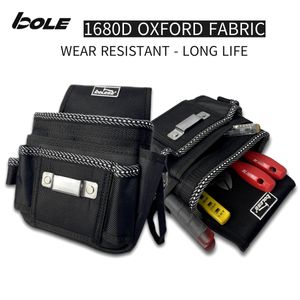 Tool Bag BOLE Professional Electrician Tool Bag Screws Nails Drill Bits Storage Bag Hand Repair Tools Holder Multifunction Bags 230130