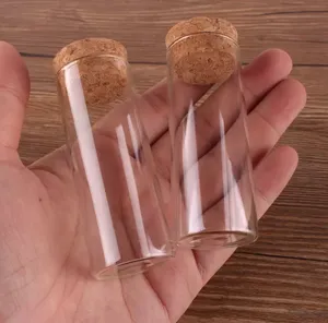 24pcs 30ml size 27*70mm Test Tube with Cork Stopper Spice Bottles Container Jars Vials DIY Craftgood qty