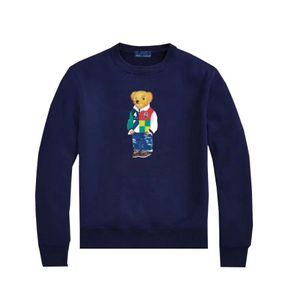 Men's Hoodie Printed Bear polos Cotton Long Sleeve European Autumn Winter Sweatshirt S-2XL