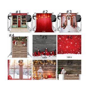 Sfondi Fondali natalizi per P Ografia Fiocco di neve Microfibra O Sfondo Cabina rossa Sfondo Decorazioni per la casa Natale Consegna goccia Garde Otjov