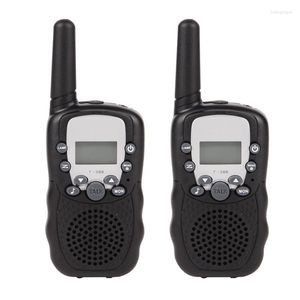 Walkie Talkie 2 Pcs T388 Kids 100-500M Communication Distance Backlight LCD Screen Mini 2Ch UHF