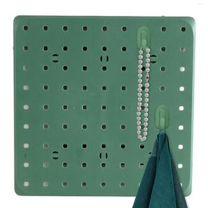 صناديق التخزين جدار مثقب الجرف منظم الجرف العائم Pegboard DIY