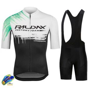 Jersey Sets Raudax Men's Clothing 2022 Summer Short Sleeve Ropa Ciclismo Set Mtb Triathlon Suit Bike Uniform Cycling Kits Z230130