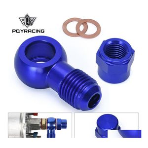 Andere Autoteile Aluminium Blau 044 Kraftstoffpumpe An6 auf 12,5 mm Auslass Banjo Adapter Fitting Kappe hinzufügen Fk045Bladdfk047 Drop Delivery Mobile Dh6Ln