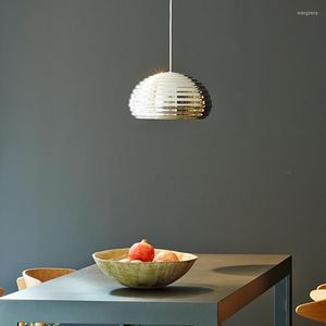 Pendelleuchten Nordic Moderne Lichter Glanz Silber Aluminium LED Designer Hängelampe E27 Loft Küche Esszimmer Schlafzimmer Dekor Leuchten