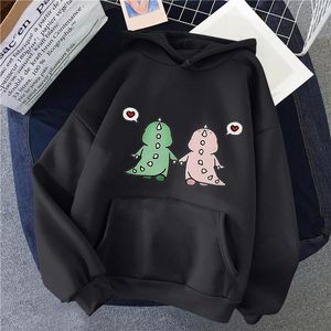 Kvinnors hoodies hoodie kvinnor harajuku anime tecknad kvinnlig kawaii fleece pullover tröjor kläder höst vinter huvtröja