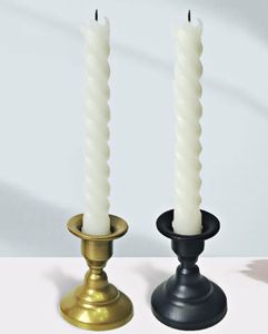 Najnowsze świeczniki podwójnego zastosowania złote żelazne geometryczne dekoracje do domu świeczniki zdobią wiele stylów do wyboru obsługują niestandardowe logo