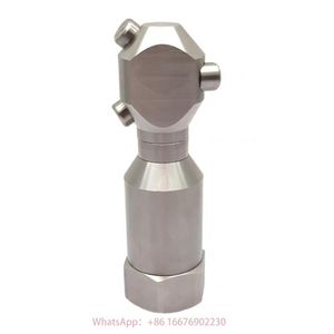 Watering Equipments 360-degree Stainless Steel Rotating Nozzle High-pressure Cleaning Spray Spherical Fan-shaped Inner Wall Automatic Flushi
