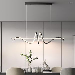 Ljuskronor minimalism modern ledning ljuskrona belysning lampadario lampa för sovrum vardagsrum kök hängande ljus