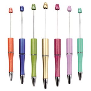 Kugelschreiber, 20 Stück, Perlen, DIY, individueller Stift, aus Kunststoff, Geschenk, Schule, Büro, Schreibbedarf, Schreibwaren, Hochzeit 230130