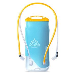 Water Bottle Double Bin 2L Bag Soft Reservoir Bladder Hydration Pack Beverage Storage With Pipe