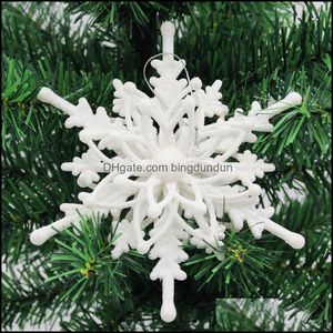 Weihnachtsdekorationen, 12 cm, dreidimensional, Schneeflocken-Anhänger, Baumschmuck, Weihnachten, Zuhause, Party, Dekoration, Schneeflocken-Anhänger, RRF11874, Dro Otmpq