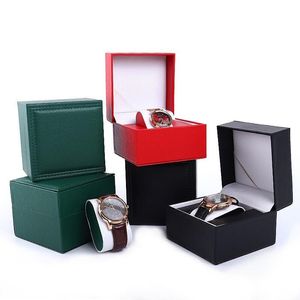 Watch Box PU Leather Watches Display Case Wristwatch Storage Organizer Jewelry Cases Gift Packaging