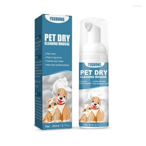 Hundbilsäte täcker torrt schampo No Rinse Cleaner Natural Water-Free Mousse för Dogscat Bathless Cleaningpet Luktseliminatorer