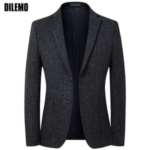 Men's Suits Blazers Top Grade Designer Brand Casual Fashion Men Blazer Slim Fit Casual Jacket Party Suit Coat Expensive Mens Clothing 230130