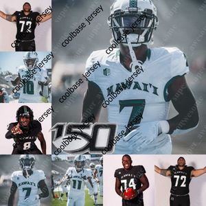 Football Jerseys NCAA Hawaii Football Jersey Gene Pryor DJuan Matthews Penei Pavihi Cameron Lockridge O'tay Baker Cortez Davis Isaiah Tufaga