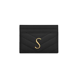 حامل بطاقة Luxurys Card Core المحافظ المحفظة الأساسية للمحافظين على محفظة City Women's Leather Fashion Mini Passport Holders Credit Metal Logo Square Soft Keychain Wallet